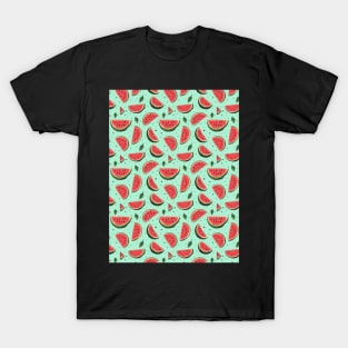 Watermelon Slices Pattern T-Shirt